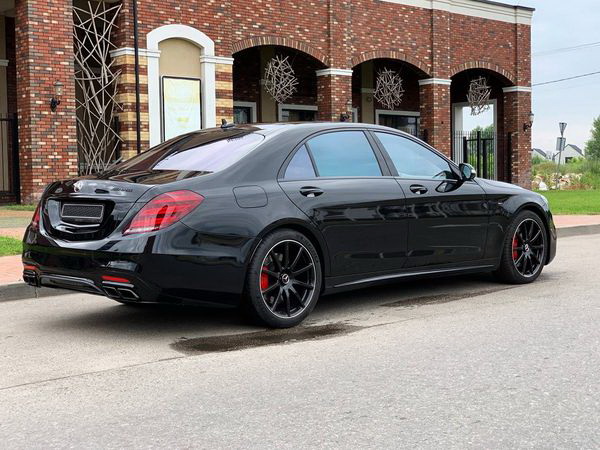 Vip Mercedes-Benz S63 AMG 4MATIC W222 Restyling заказать мерседес на свадьбу киев