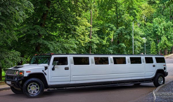 Аренда лимузина Hummer H2 classic Limo white на свадьбу