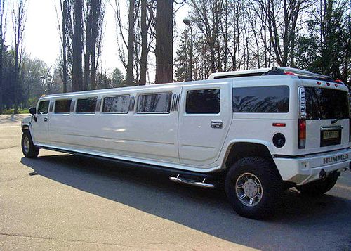 Hummer H2 белый c белым салоном заказать на прокат