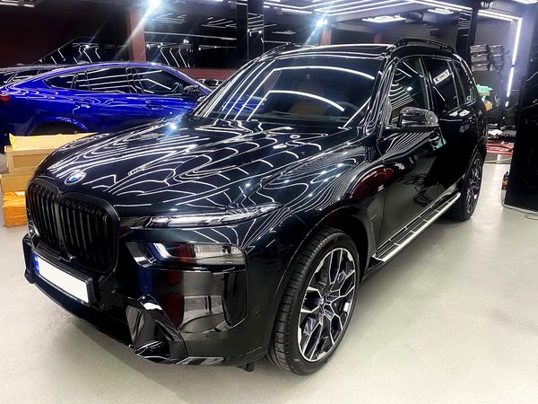 BMW X7 черный прокат аренда внедорожник с водителем без водителя