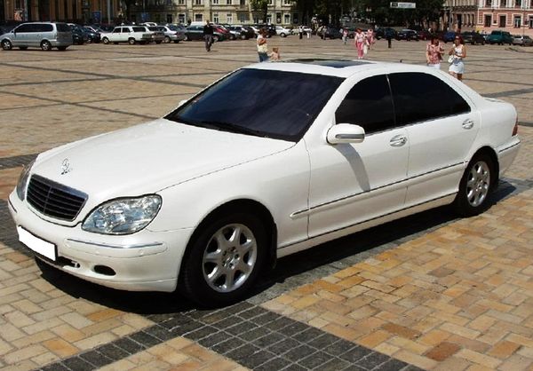 Mercedes W220 S500L белый прокат аренда белый мерседес на свадьбу