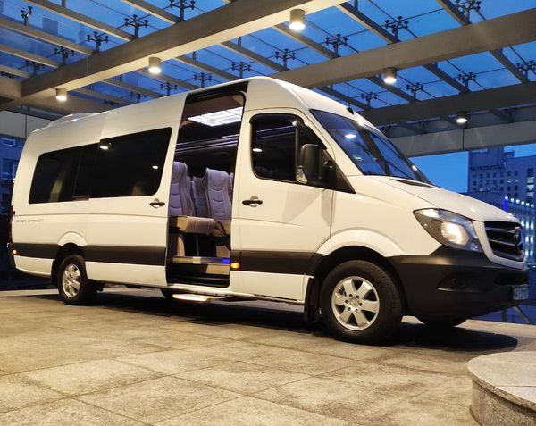 Mercedes Sprinter white аренда прокат микроавтобусов на свадьбу трансфер борисполь жд вокзал