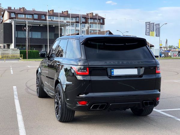  Range Rover Sprort SVR черный заказать на прокат ренж ровер спорт на свадьбу