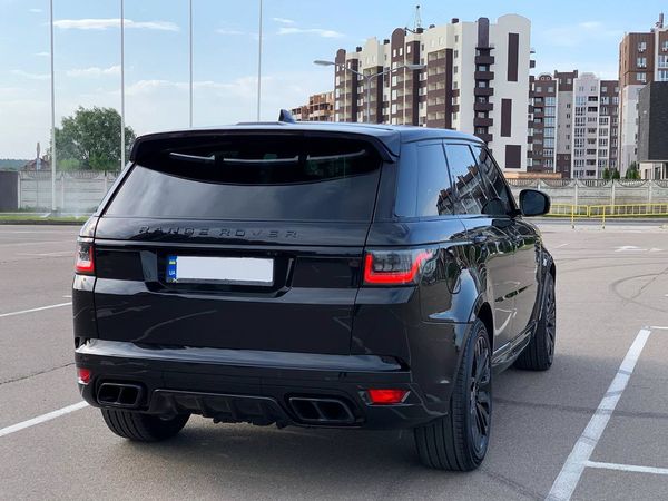  Range Rover Sprort SVR черный заказать на прокат ренж ровер спорт на свадьбу