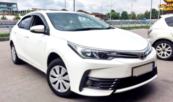Toyota Corolla белая заказать на прокат киев