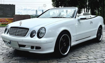 Mercedes W208 clk кабриолет заказать на свадьбу в киеве