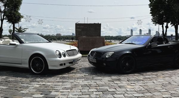 Mercedes W208 clk кабріолет замовити на весілля в києві