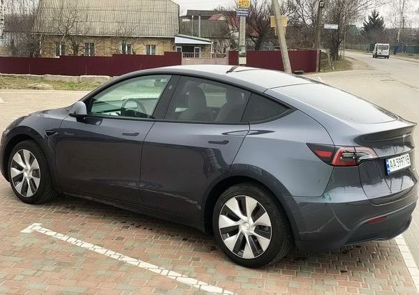 Авто на свадьбу TESLA Model Y серая кроссовер на прокат 