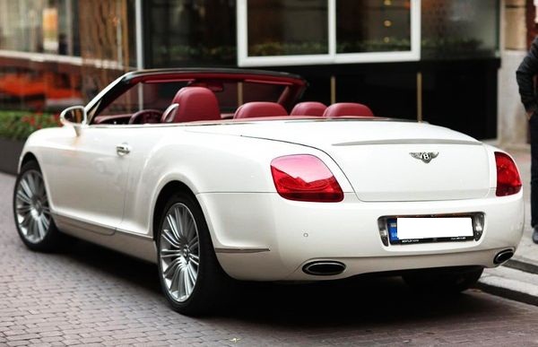 Bentley Continental GT белый прокат аренда кабриолета