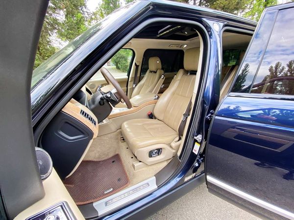 Range Rover синий внедорожник на свадьбу прокат без водителя с водителем
