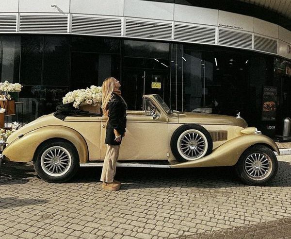 Аренда ретро авто Steyr на свадьбу съемки фотосессии в киеве