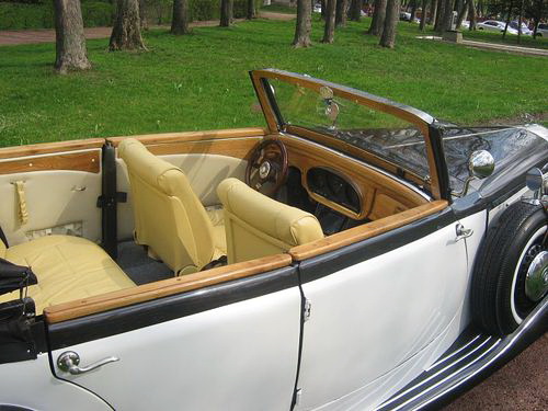 Mercedes Borman 540 ретро кабриолет прокат на свадьбу съемки с водителем