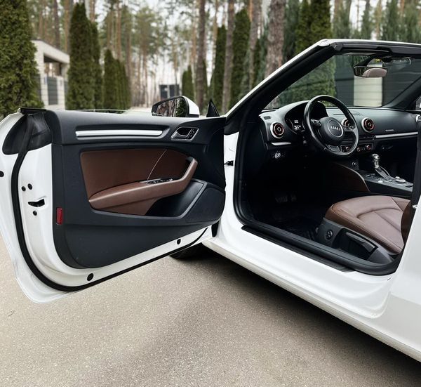 Audi A3 Cabrio белый заказать в аренду прокат кабриолета на свадьбу