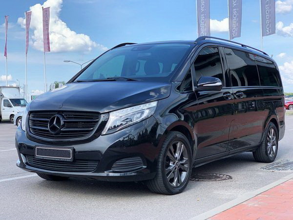 Микроавтобус Mercedes V класс с водителем без водителя заказать бус на свадьбу