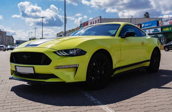 Ford Mustang GT 3.7 салатовый спорткар заказ авто арендовать с водителем код 128