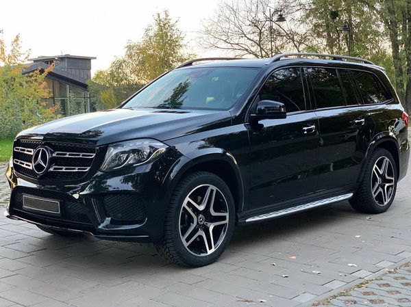 Mercedes GLS 350 черный прокат аренда джип на свадьбу с водителем аренда