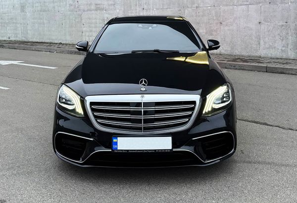 Vip Mercedes-Benz S63 AMG 4MATIC W222 Restyling замовити мерседес без водія прокат