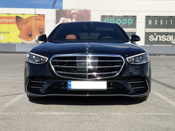 прокат Оренда Mercedes-Benz W223 S-Class оренда з водієм, оренда мерседес 223, авто на весілля новий мерседес 223, трансфер бориспіль на мерседес 223