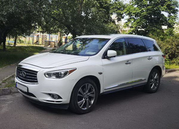 Infiniti GX60 біла замовити джип на весілля Київ 