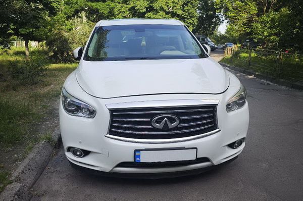 Infiniti GX60 біла замовити джип на весілля Київ 