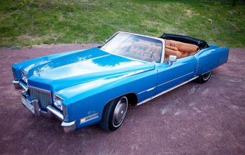 Cadillac eldorado голубой кабриолет аренда прокат киев