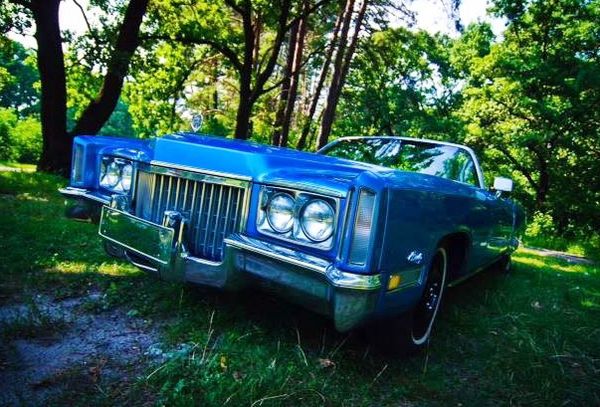 Cadillac eldorado голубой кабриолет аренда прокат киев