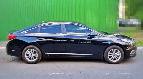 Hyundai Sonata черная на прокат