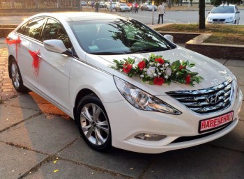 Hyundai Sonata New белая прокат аренда