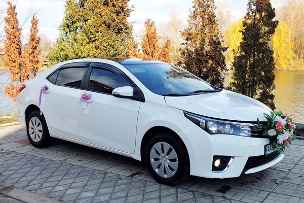 Toyota Corola белая прокат аренда