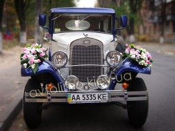 Живые цветы на свадебную машину киев